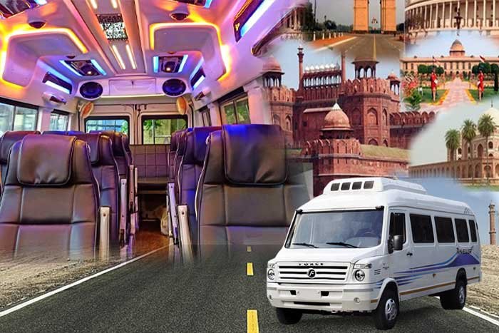 9 Seater Tempo Traveller on rent in Prayagraj